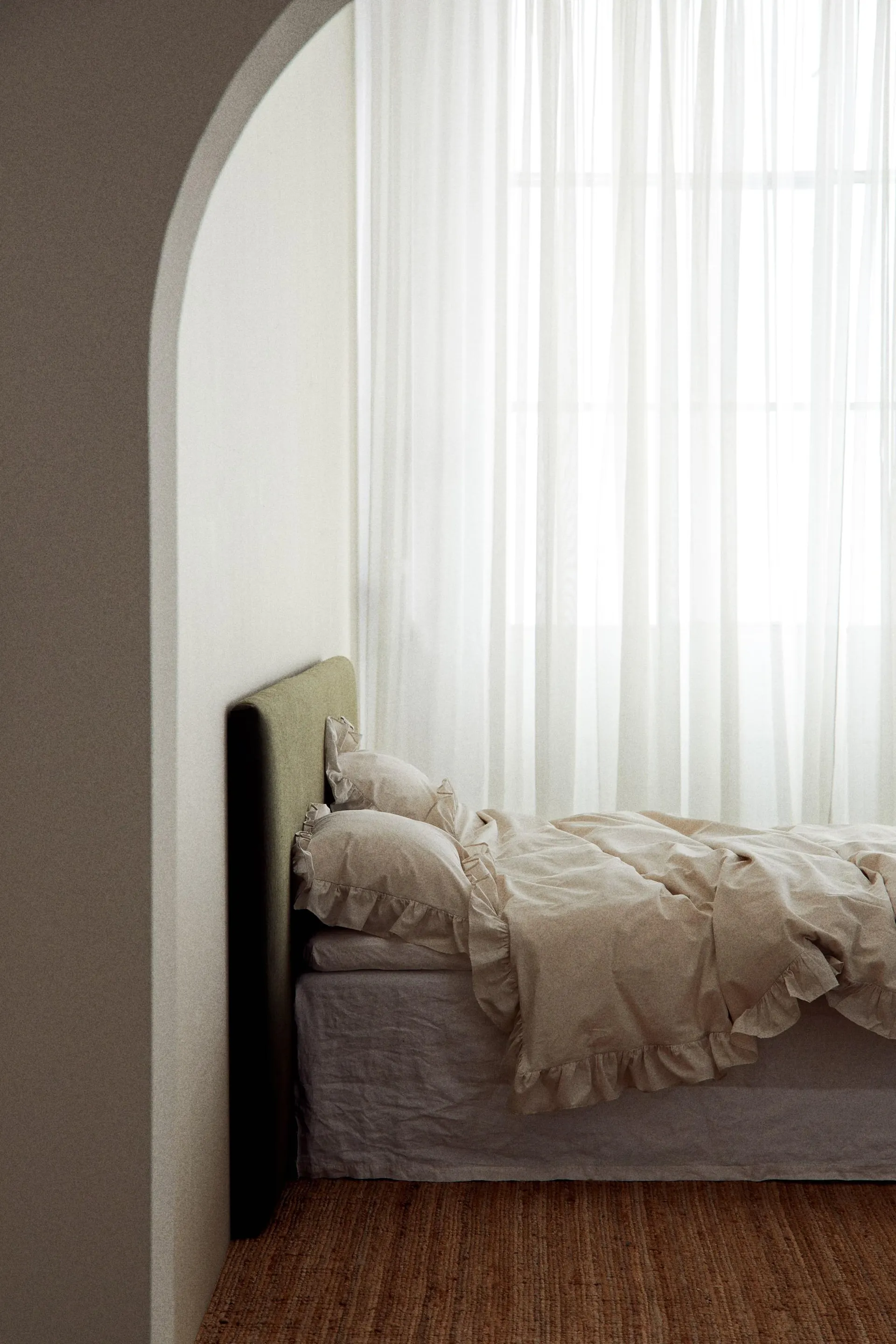 Conjunto de funda nórdica doble con volante