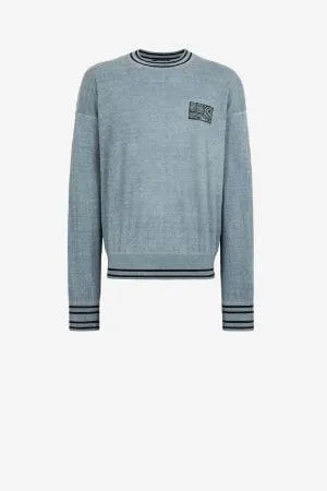 Jersey con parche Animalier Patchwork