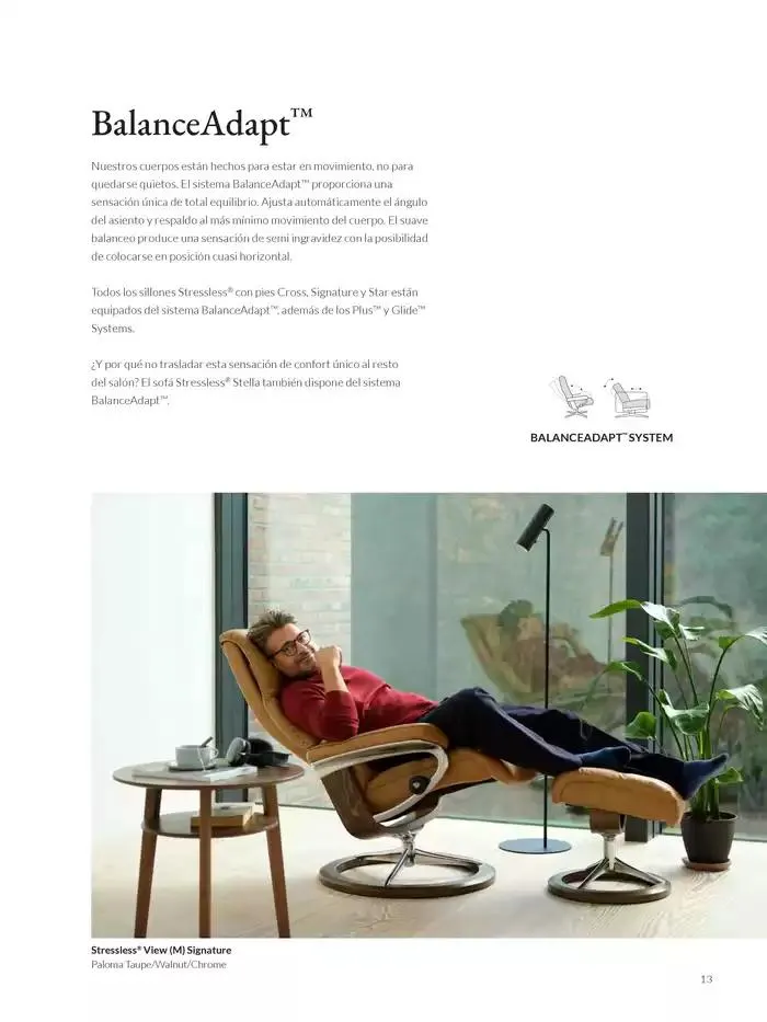 Catálogo de Catálogo Stressless 7 de marzo al 31 de agosto 2025 - Página 13