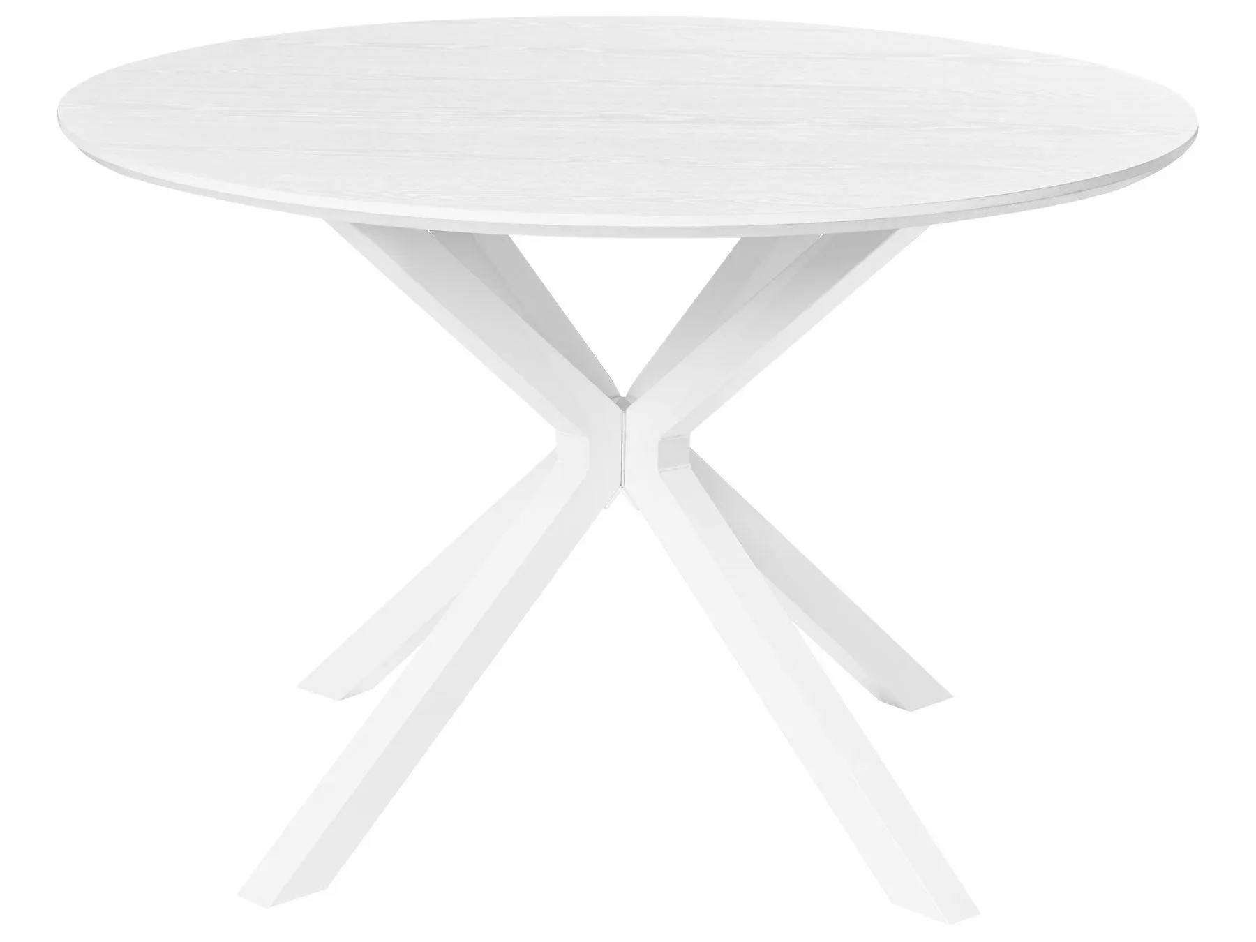 Mesa de comedor FITZROY Blanco 120 cm 120 cm