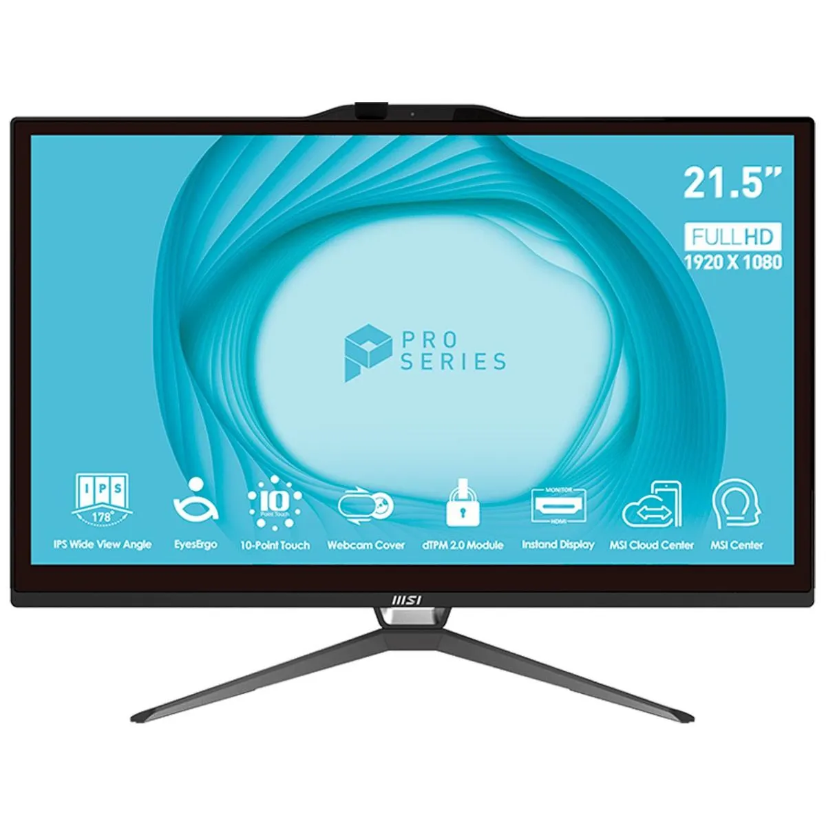 ORDENADOR MSI ALL IN ONE PRO AP222T 13M DE 55CM (21,5'') AP222T-217EU PENTIUM GOLD - 4GB - 128GB SSD