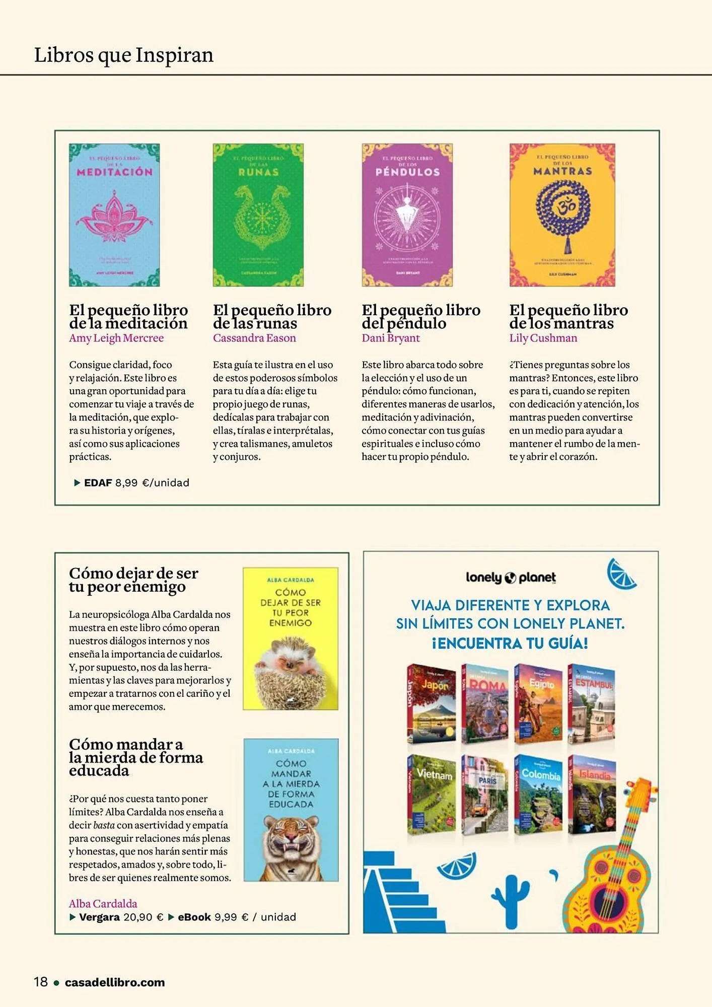 Catálogo de Folleto Casa del Libro 7 de julio al 31 de julio 2025 - Página 18