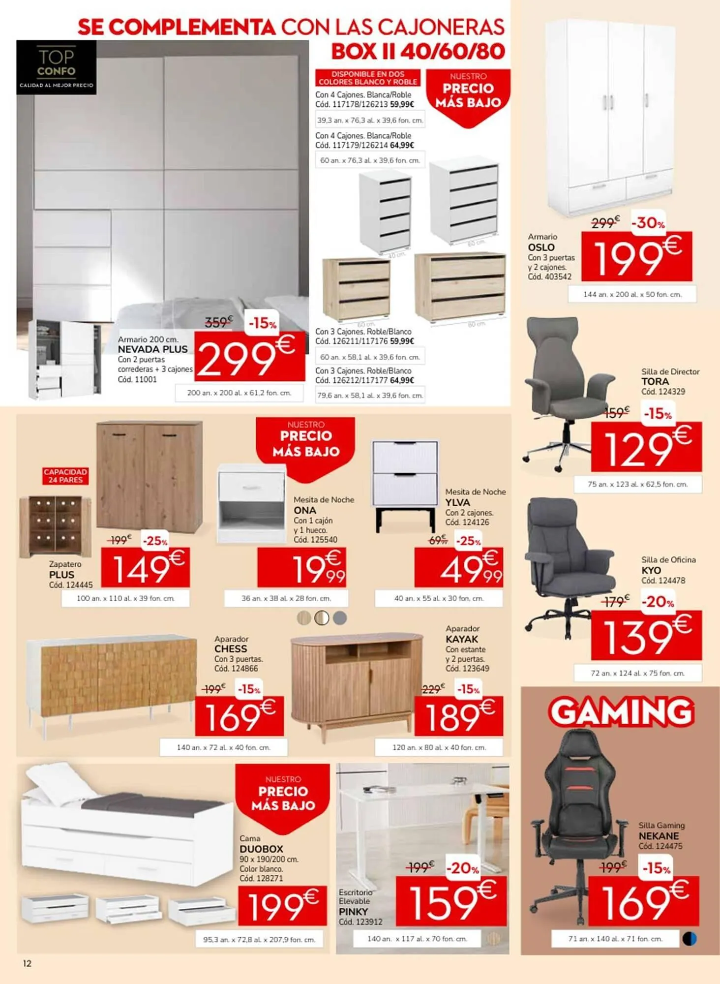 Catálogo de Catálogo Conforama 3 de marzo al 25 de marzo 2026 - Página 12
