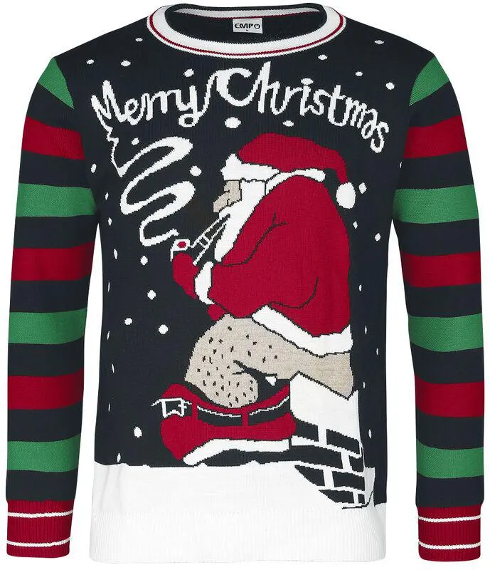 "Merry Christmas..." Christmas jumper multicolor de Jersey Navideño