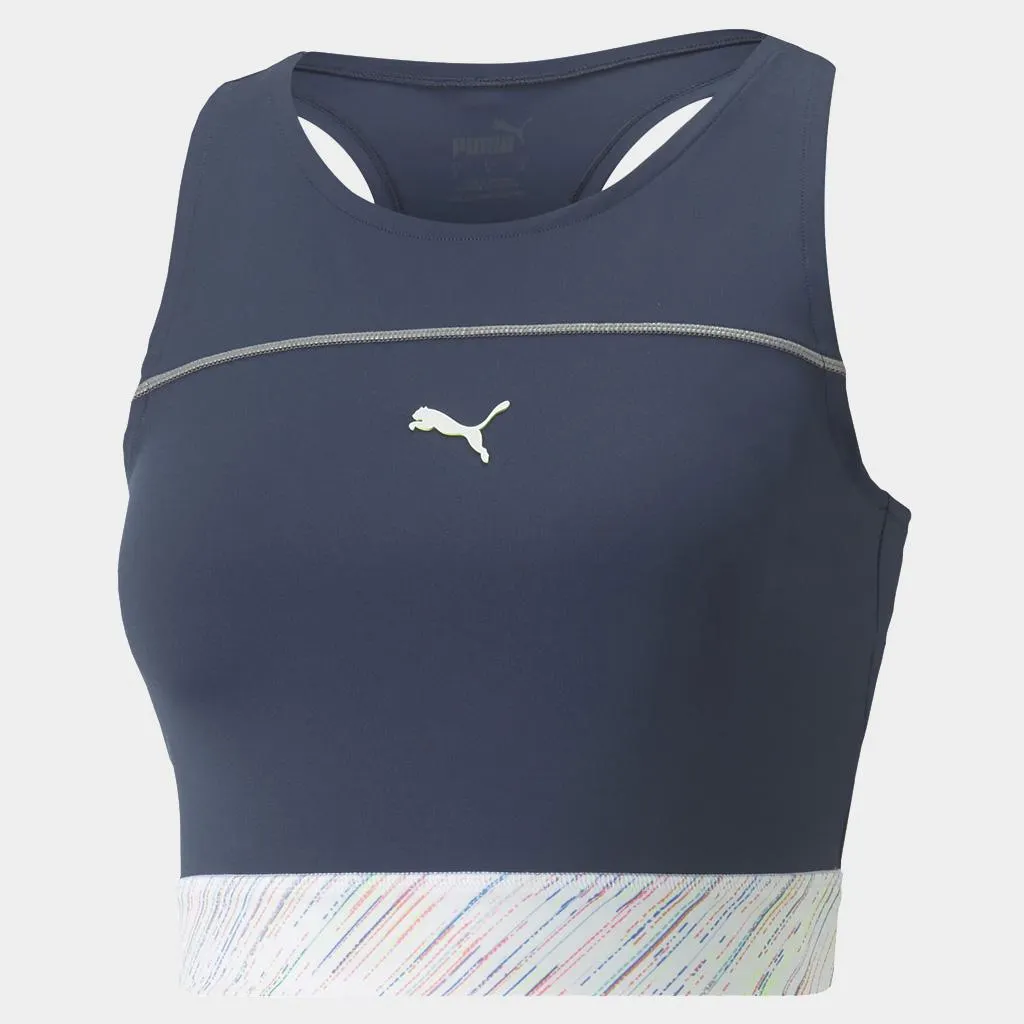 Puma Run High Shine Crop Tank W