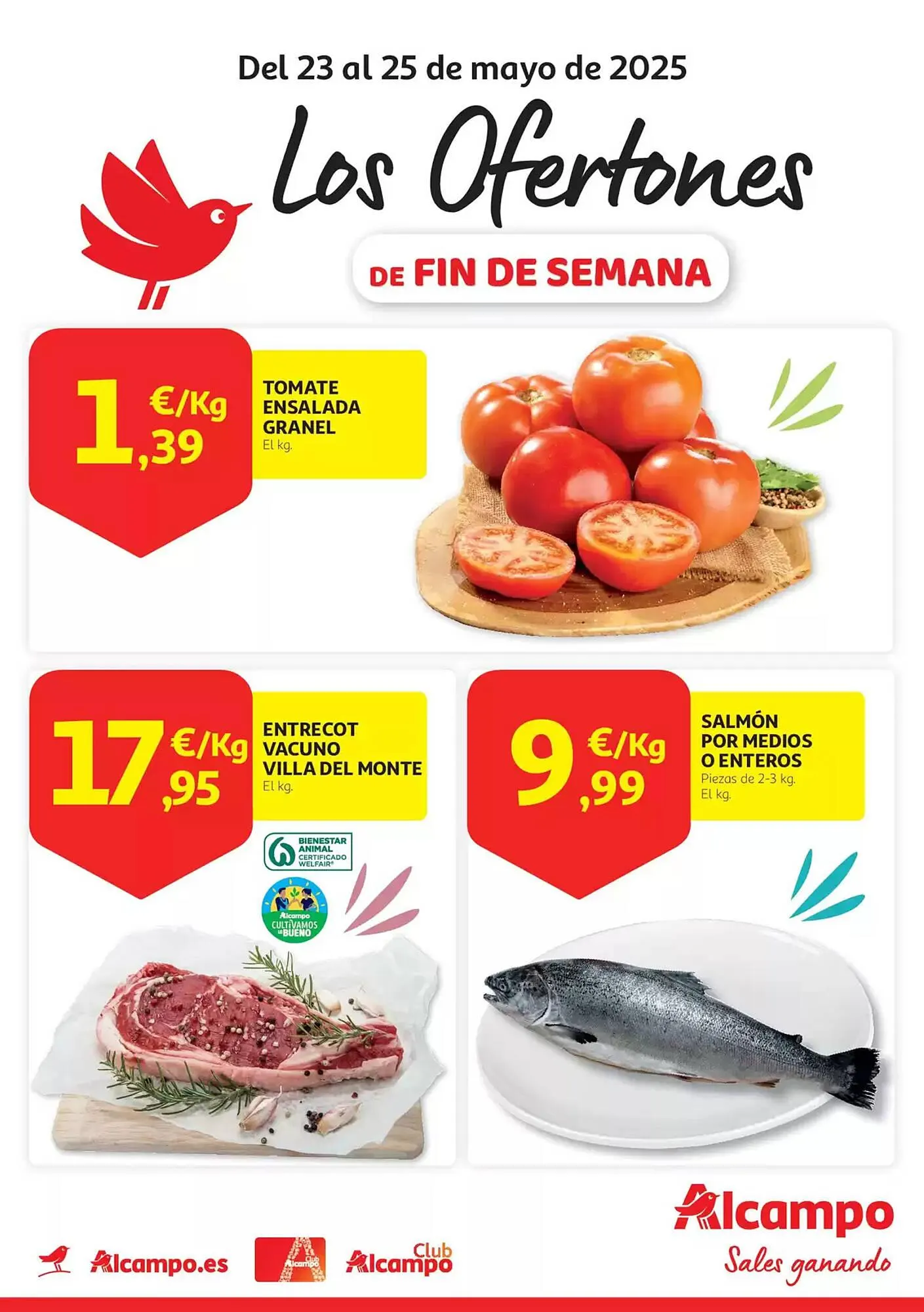 Catálogo de Folleto Alcampo 23 de mayo al 25 de mayo 2025 - Página 1