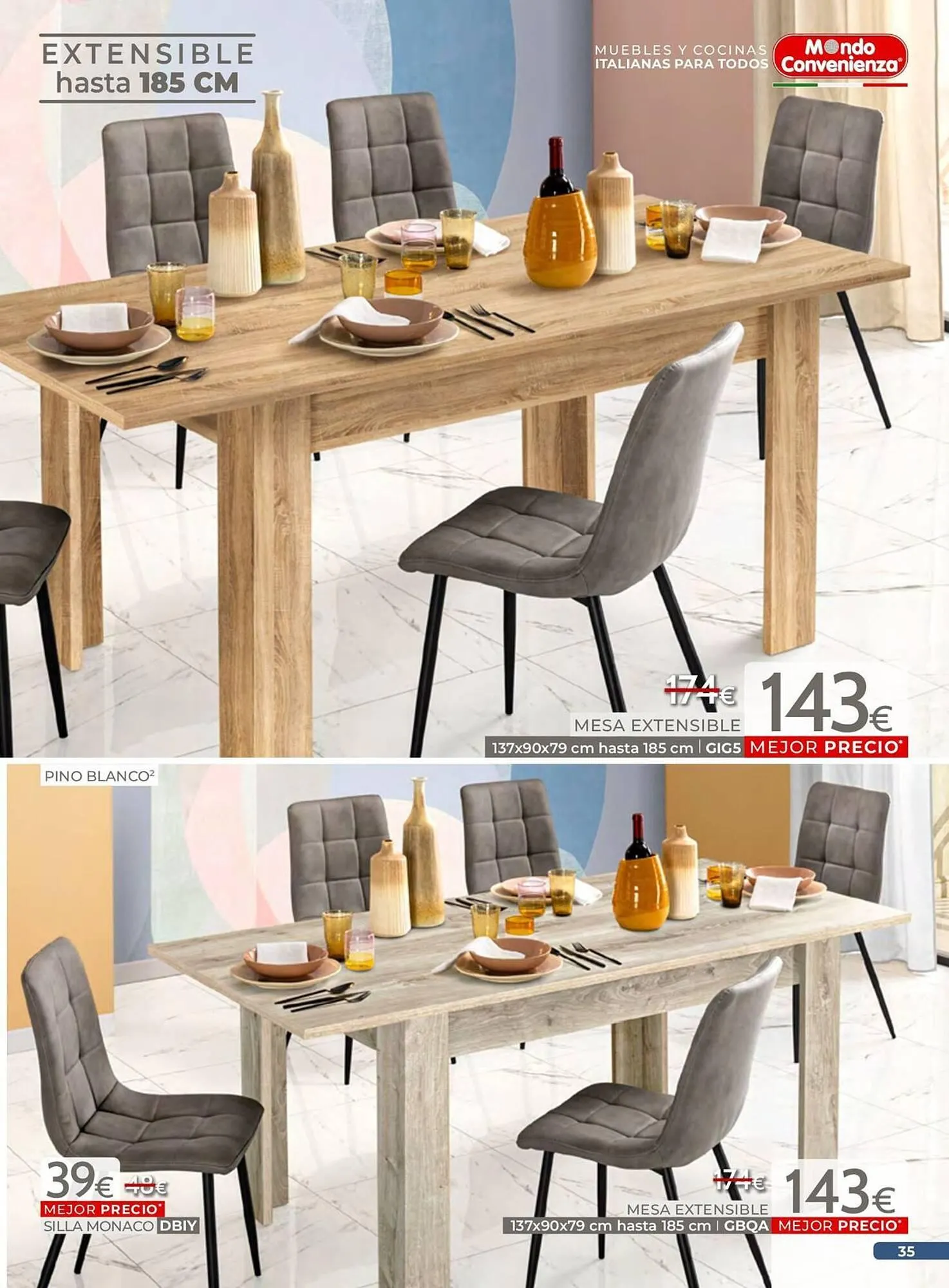 Catálogo de Folleto Mondo Convenienza 3 de junio al 15 de junio 2025 - Página 35