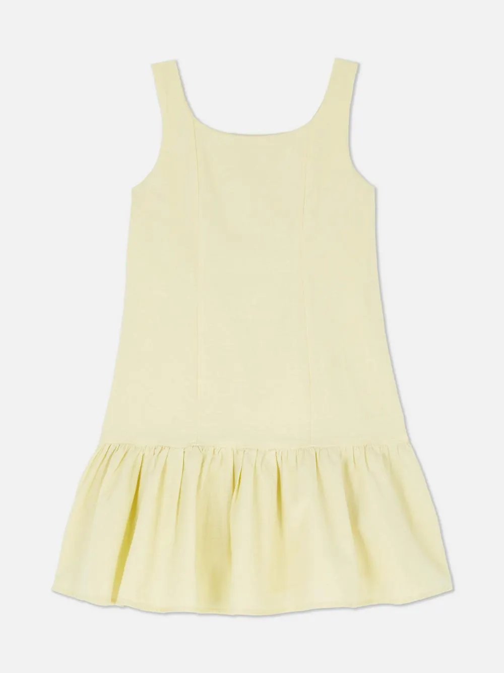 Vestido de cintura baja sin mangas