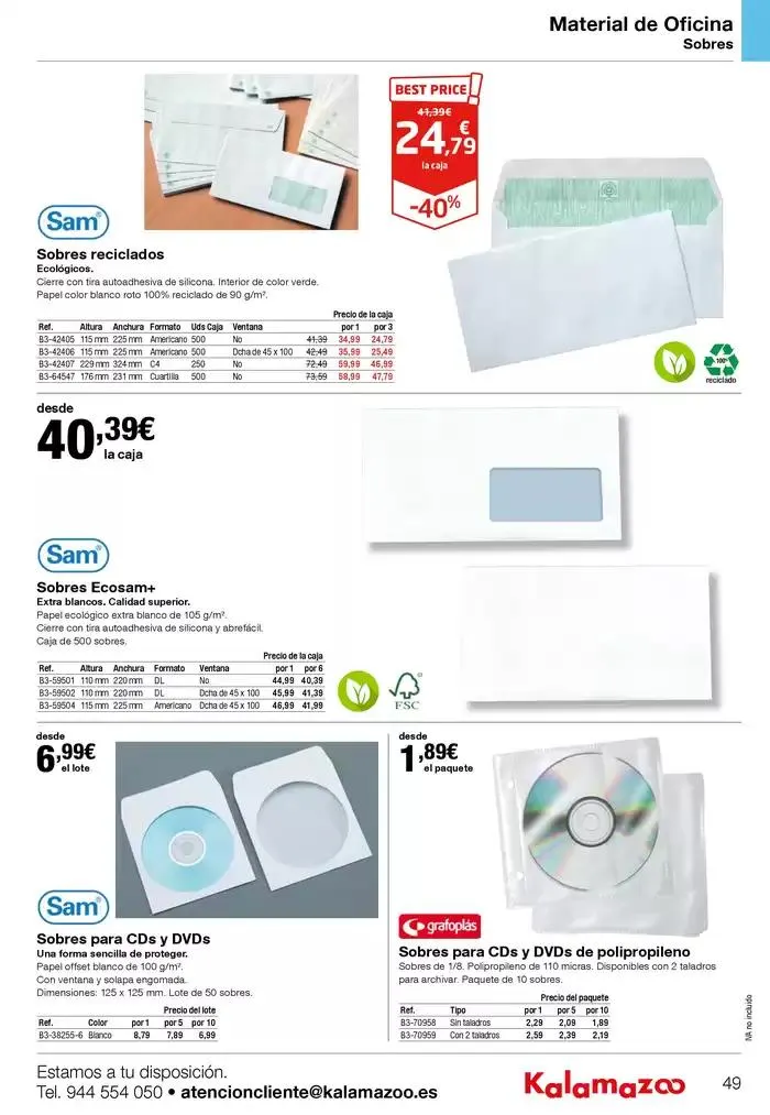 Catálogo de Staples Kalamazoo Catálogo General 9 de enero al 30 de septiembre 2025 - Página 49