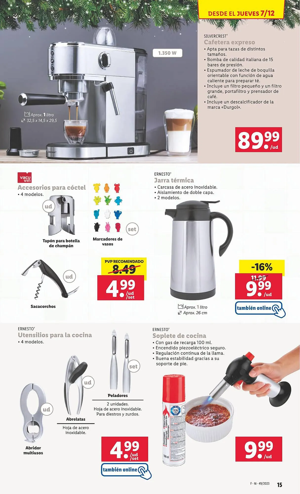 Catálogo de Folleto Lidl 4 de diciembre al 10 de diciembre 2023 - Página 45