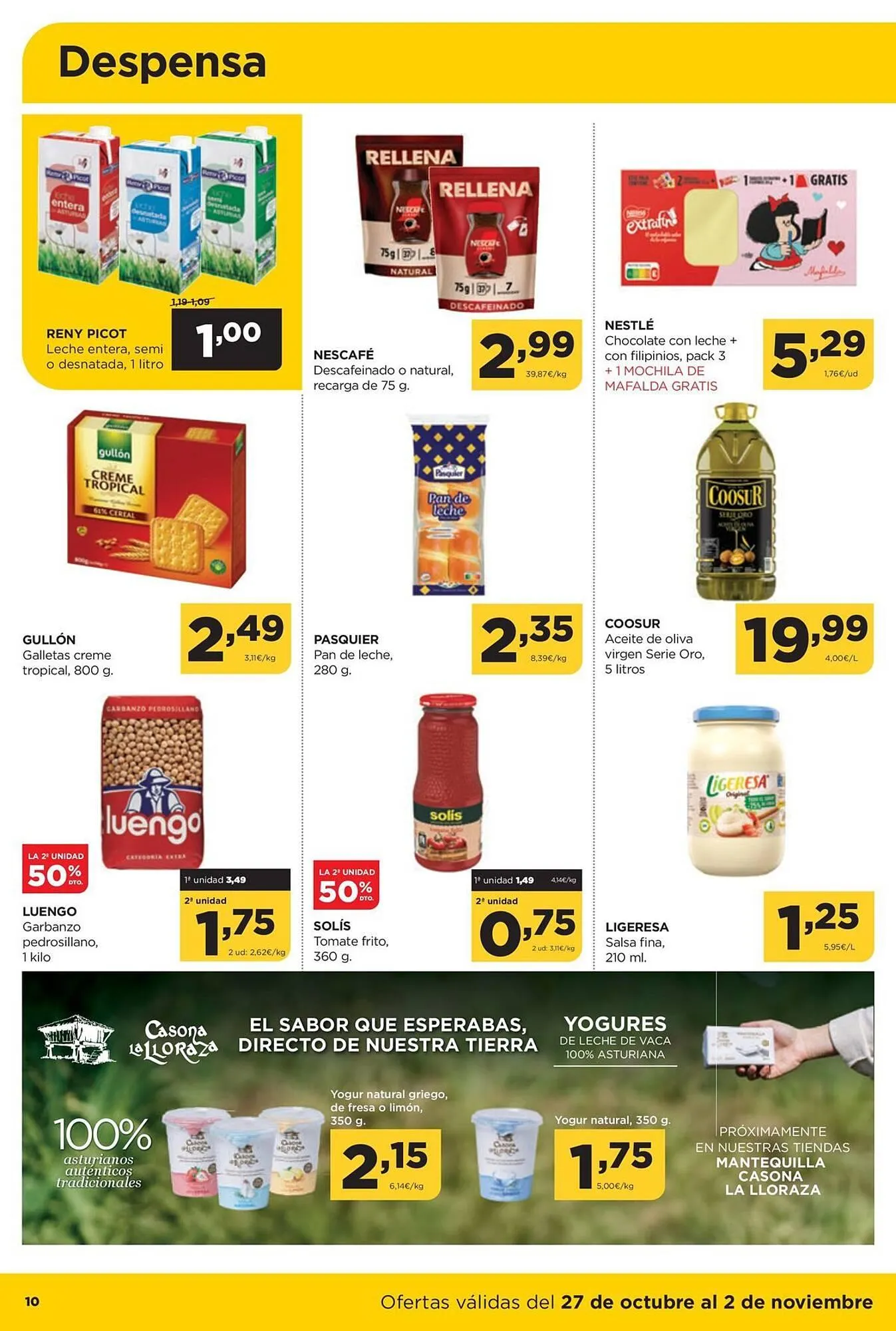 Catálogo de Folleto Alimerka 27 de octubre al 2 de noviembre 2025 - Página 10