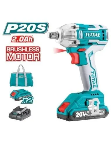 Llave impacto brushless a batería TIWLI2001 20V TOTAL