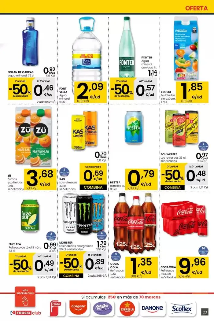 Catálogo de Precio más bajo EROSKI CENTER 13 de marzo al 26 de marzo 2025 - Página 23