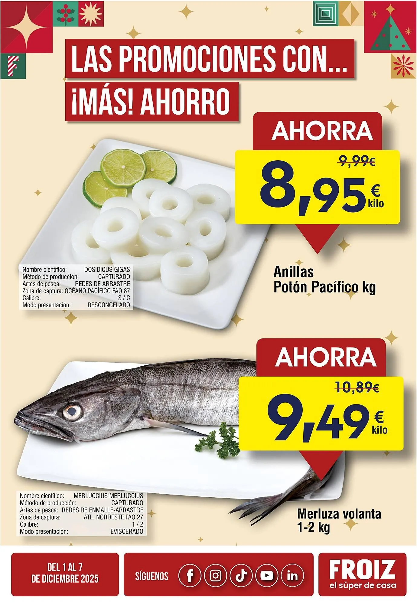 Catálogo de Folleto FROIZ 1 de diciembre al 7 de diciembre 2025 - Página 2