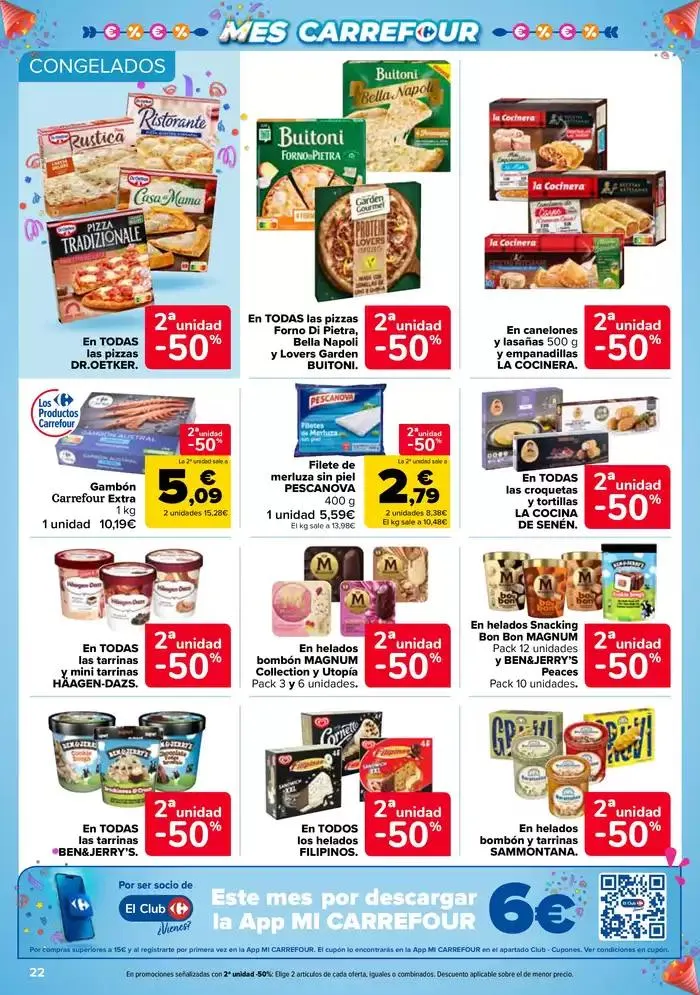 Catálogo de 50% QUE VUELVE + 2ªUD. AL -50% 13 de mayo al 26 de mayo 2025 - Página 22