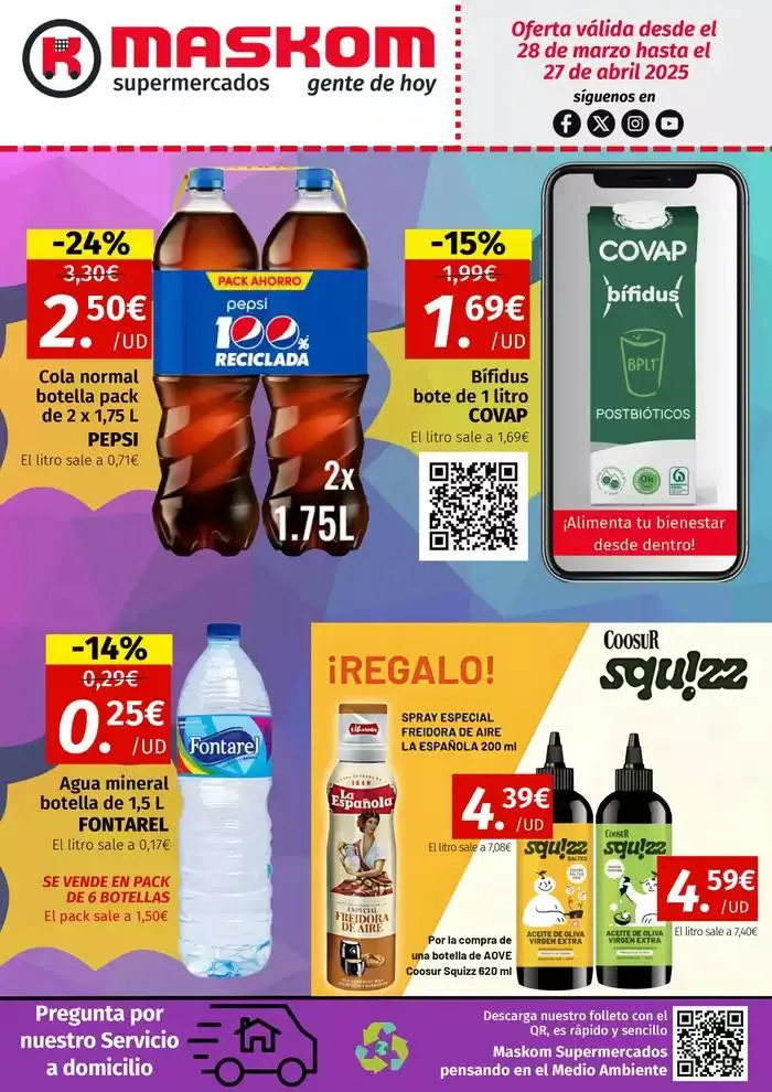 Oferta válida desde el 28 de marzo hasta el 27 de abril - 1