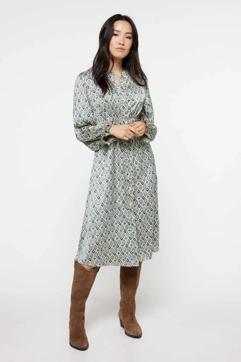 Vestido Estampado Fluido