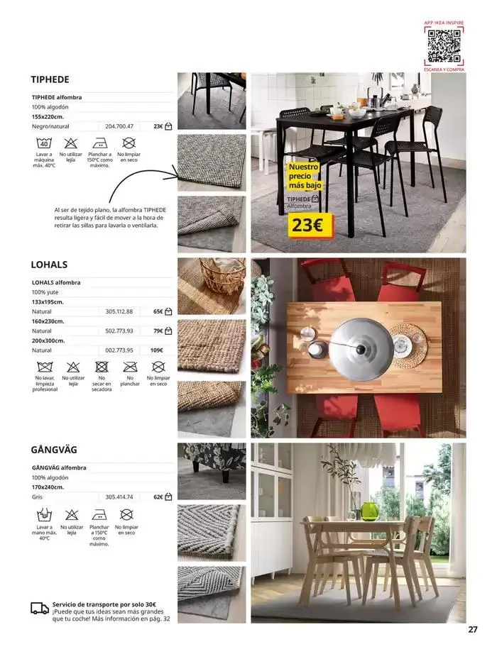 Catálogo de IKEA Catálogo Alfombras 3 de octubre al 31 de enero 2025 - Página 27