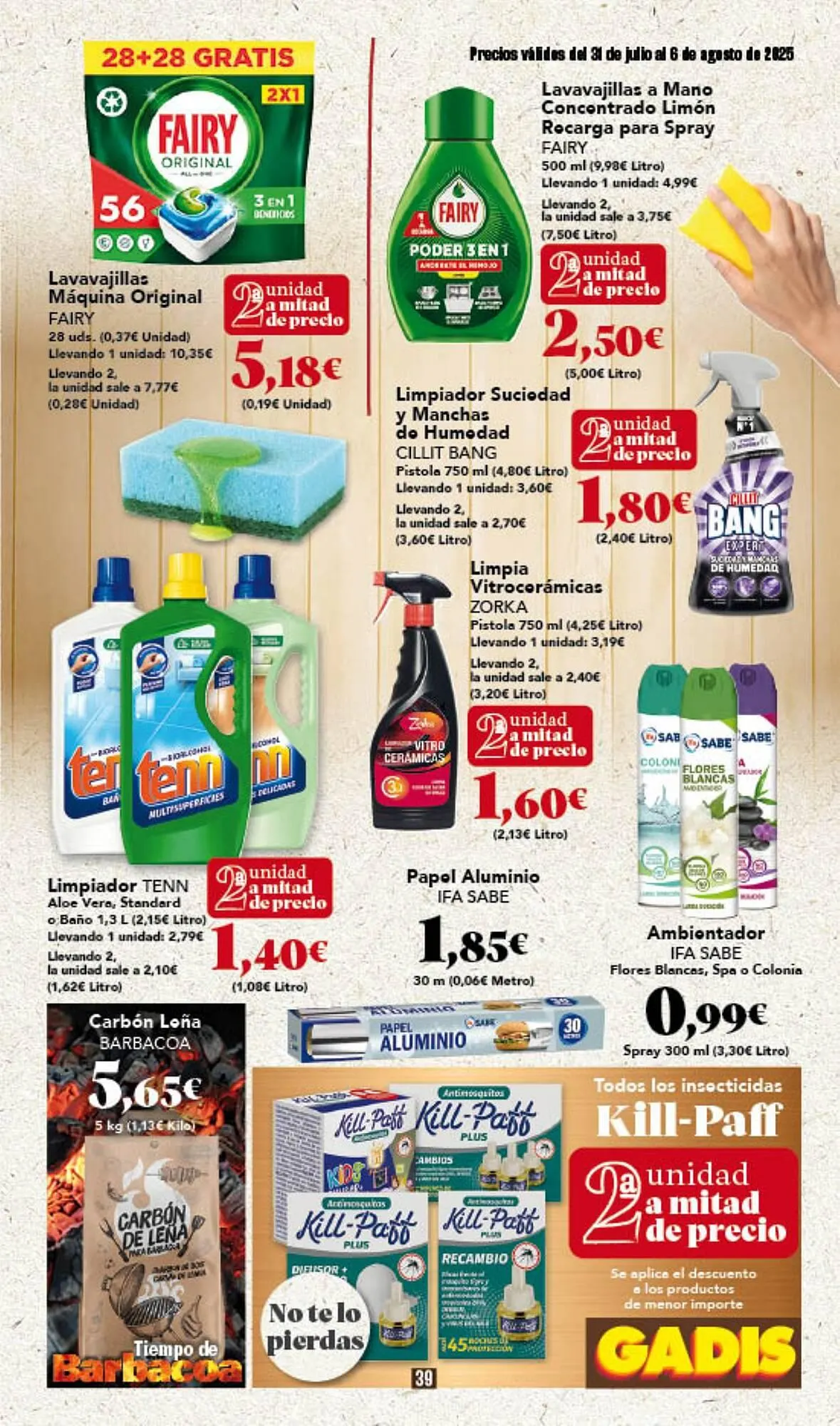 Catálogo de Folleto Gadis 31 de julio al 6 de agosto 2025 - Página 39