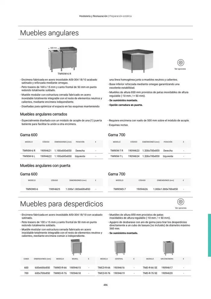 Catálogo de Catálogo Hostelería y Restauración 3 de marzo al 3 de junio 2025 - Página 487