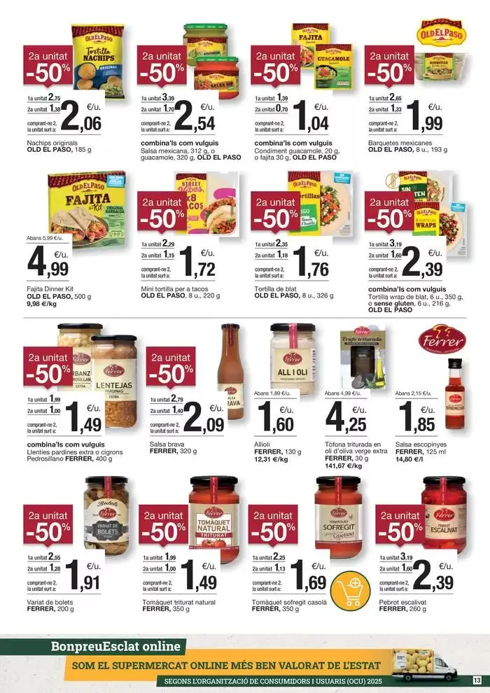 Catálogo de Ofertes vàlides de l’1 al 14 d’abril 1 de abril al 14 de abril 2025 - Página 13