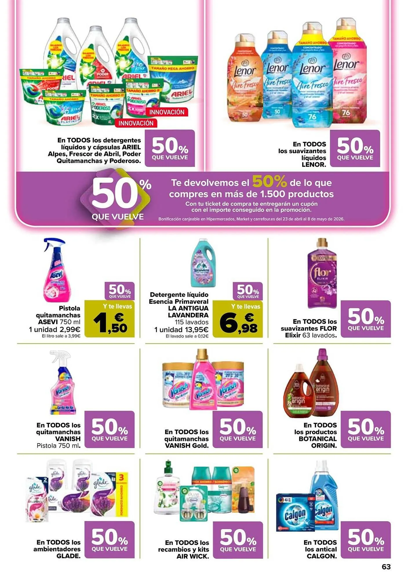 Catálogo de Folleto Carrefour 7 de abril al 22 de abril 2026 - Página 61