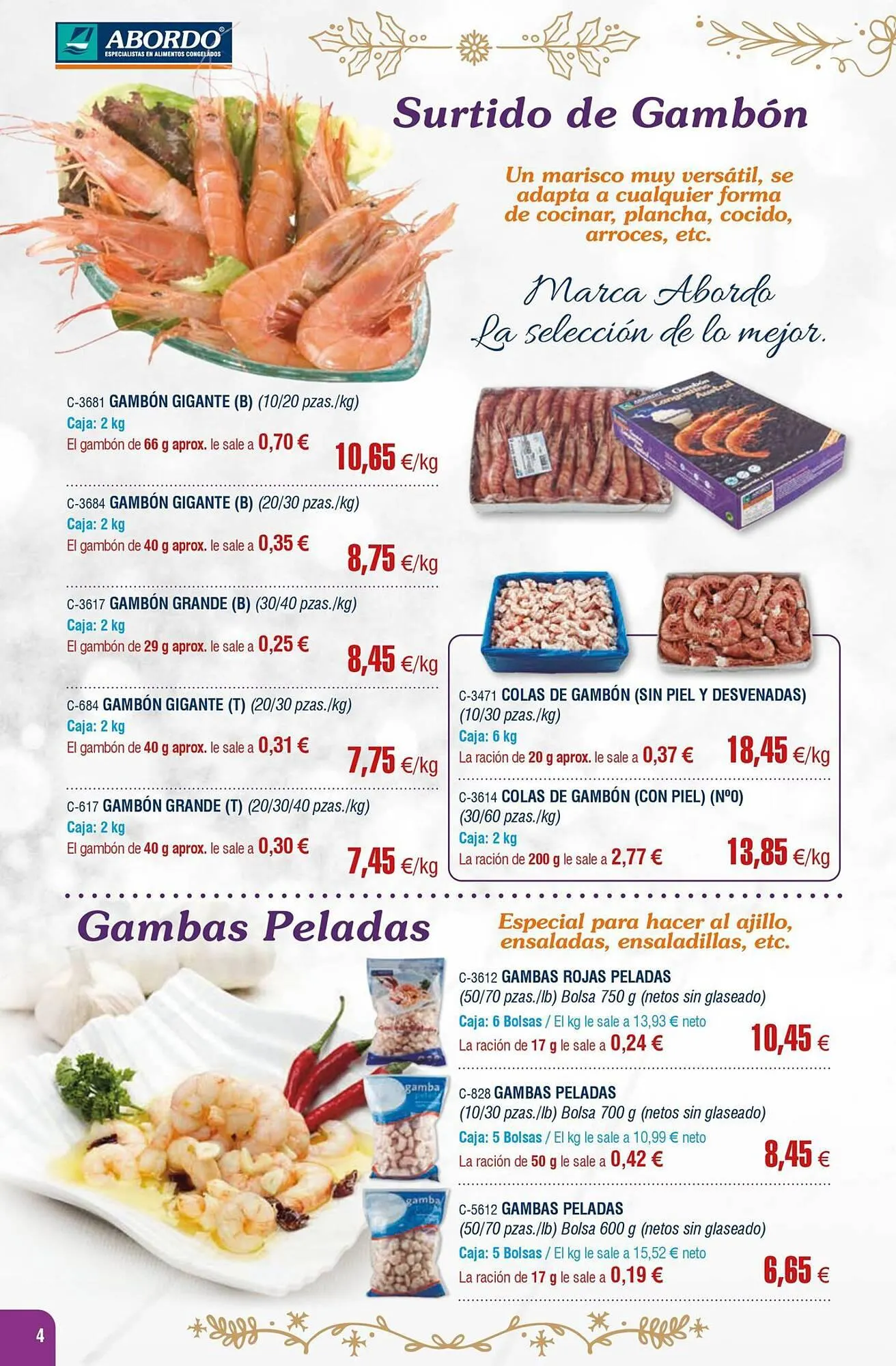 Catálogo de Folleto Abordo 1 de diciembre al 31 de diciembre 2023 - Página 4