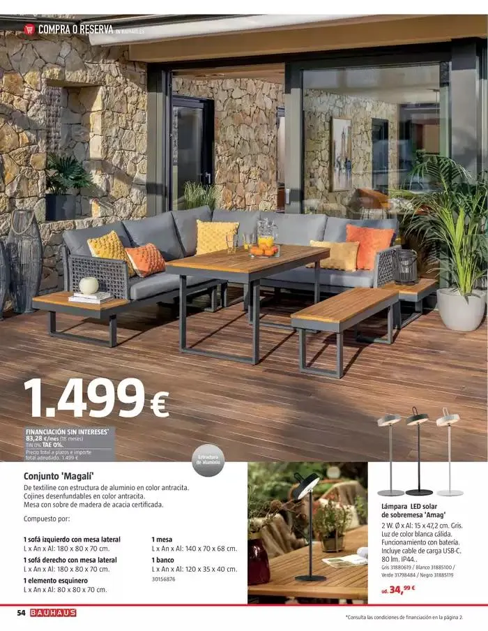 Catálogo de VERANO. Jardín, terraza, balcón.  26 de marzo al 20 de abril 2025 - Página 54