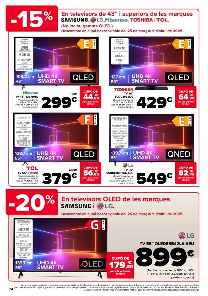 Catálogo de 3x2 13 de marzo al 24 de marzo 2025 - Página 74