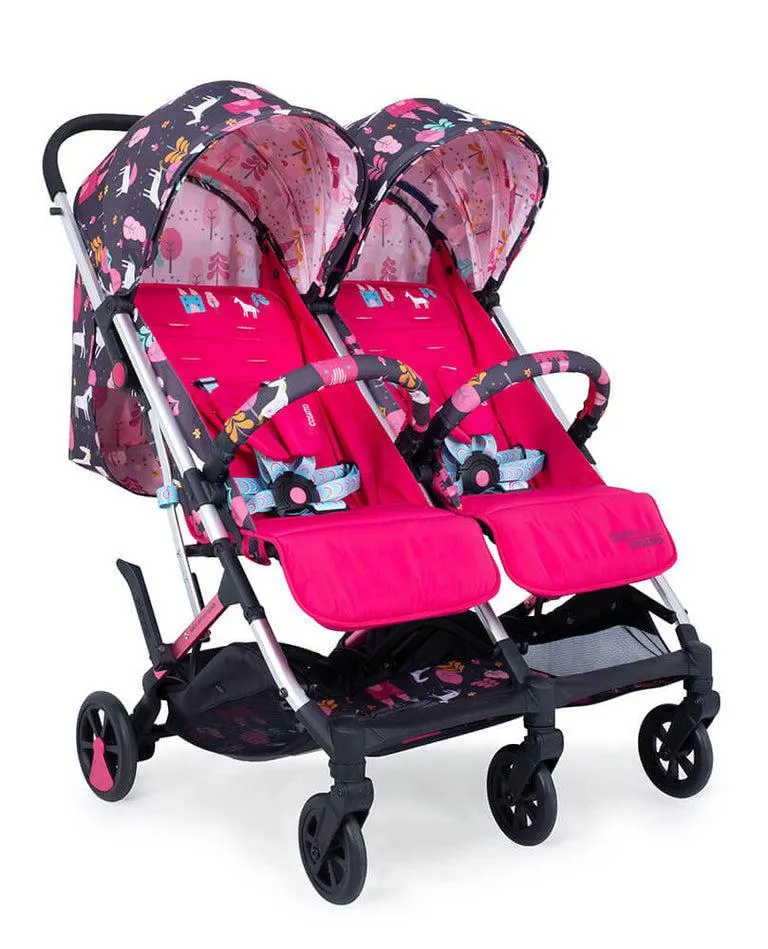 Silla de paseo Woosh Double - Unicorn Land