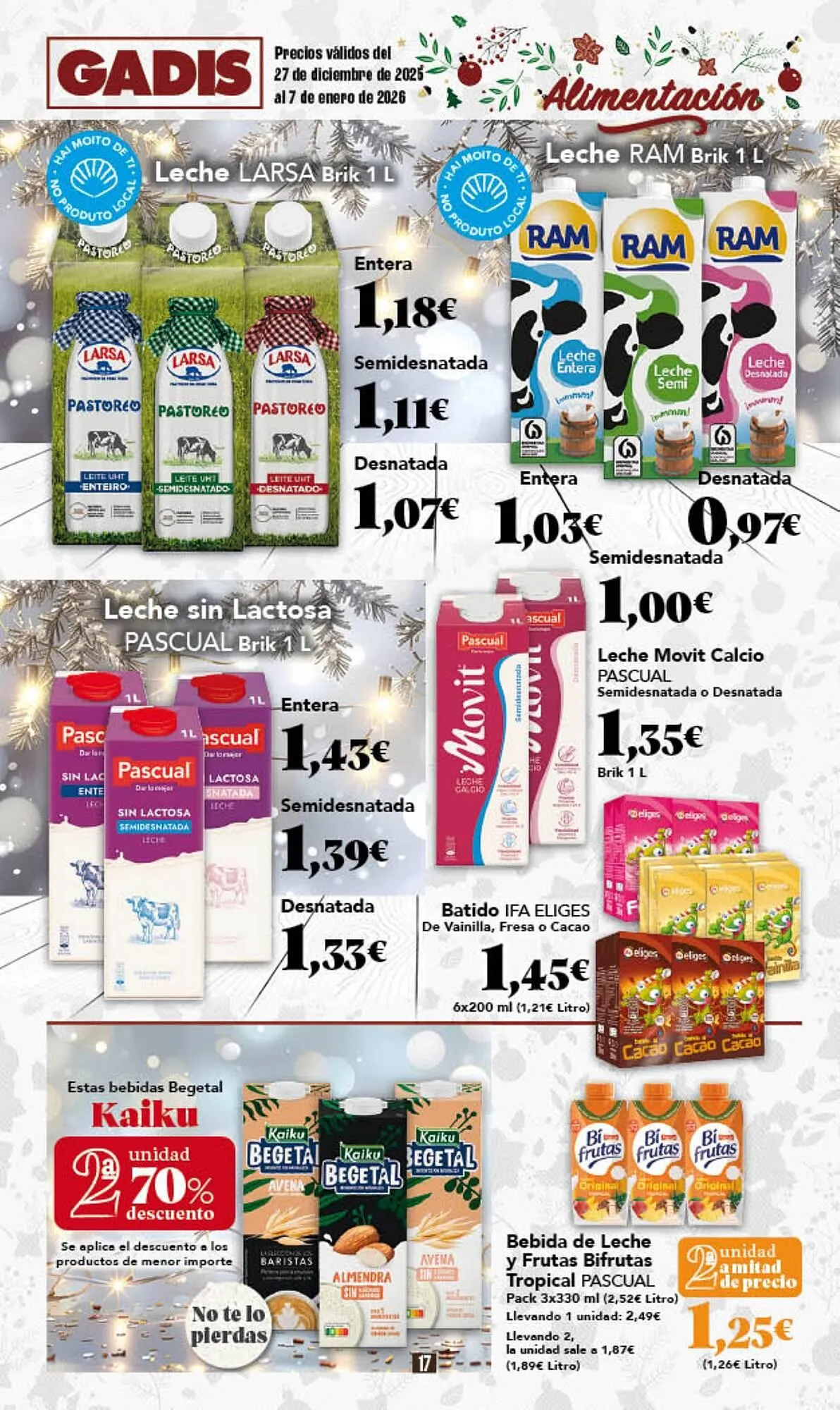Catálogo de Folleto Gadis 27 de diciembre al 7 de enero 2026 - Página 17