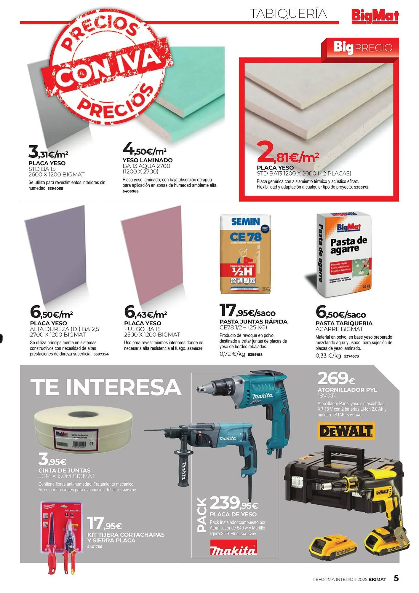 Catálogo de Folleto La Plataforma de la Construcción 18 de febrero al 19 de abril 2025 - Página 5