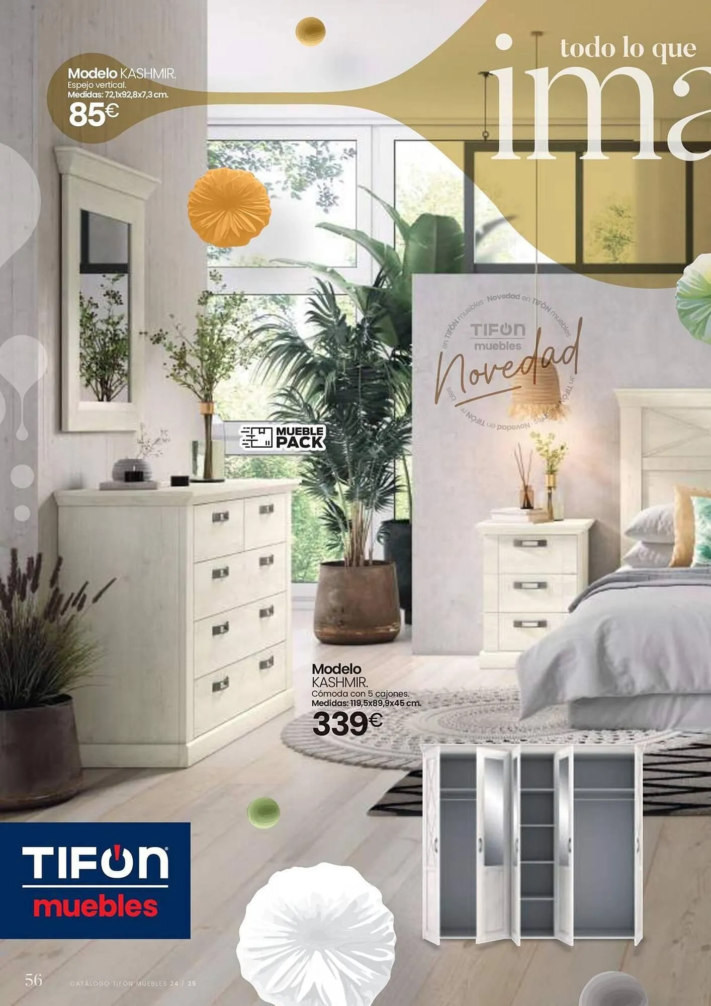 Catálogo de Folleto Tifón Hipermueble 12 de julio al 31 de mayo 2025 - Página 56