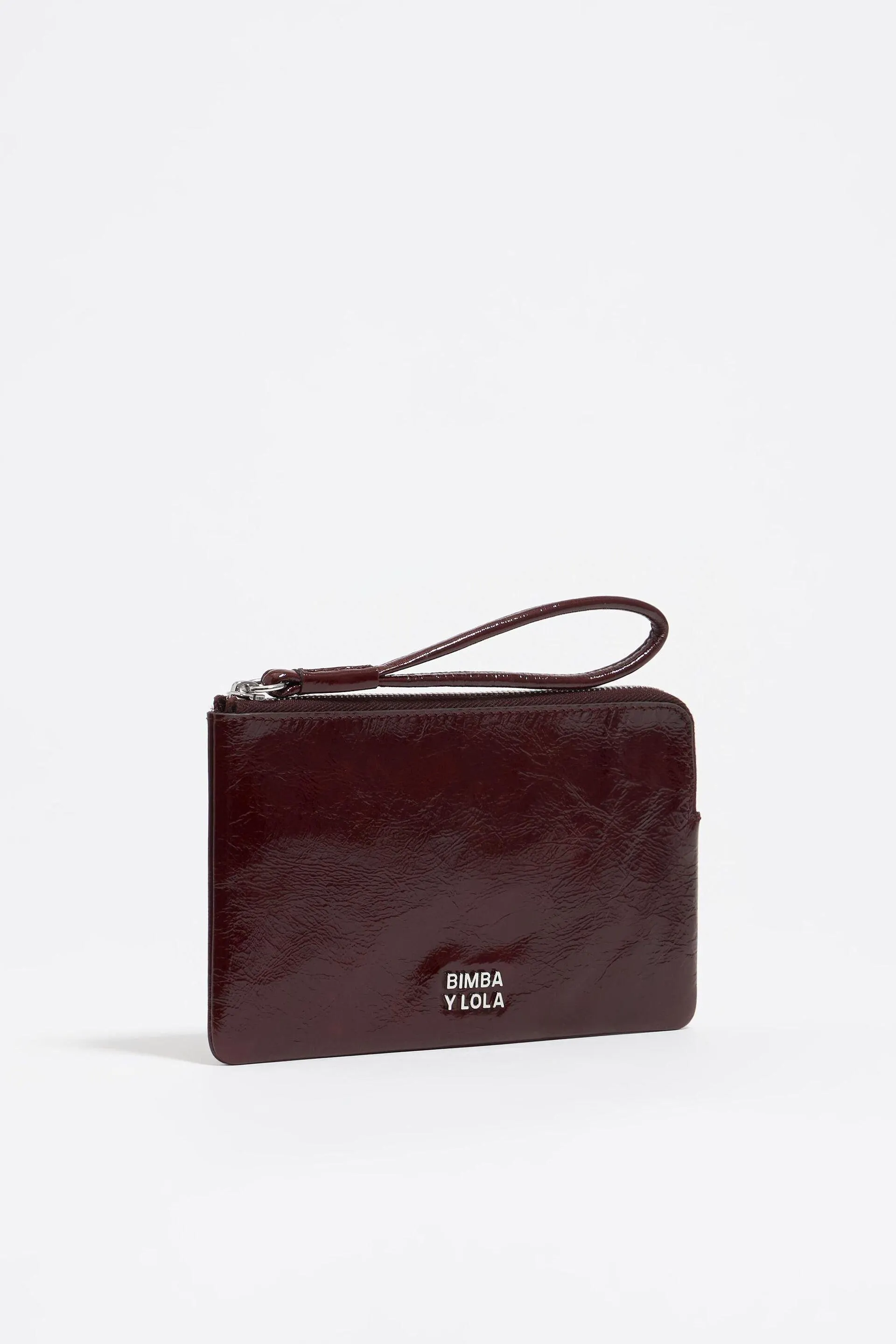 Monedero grande piel castaña