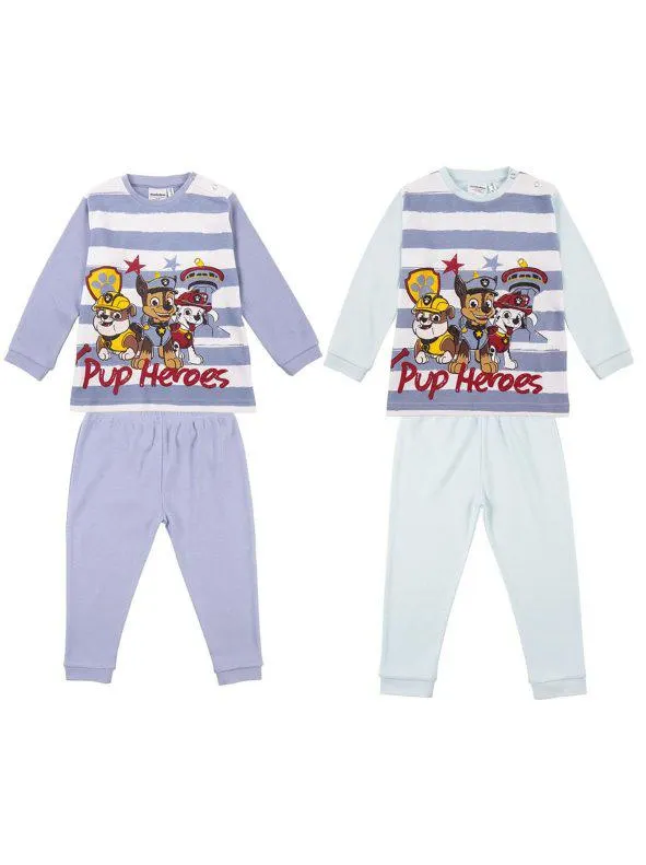 Pijama largo interlock