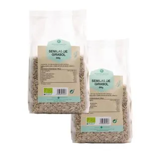 Pack 2x Pipas peladas de Girasol ECO Planeta Huerto 500 g