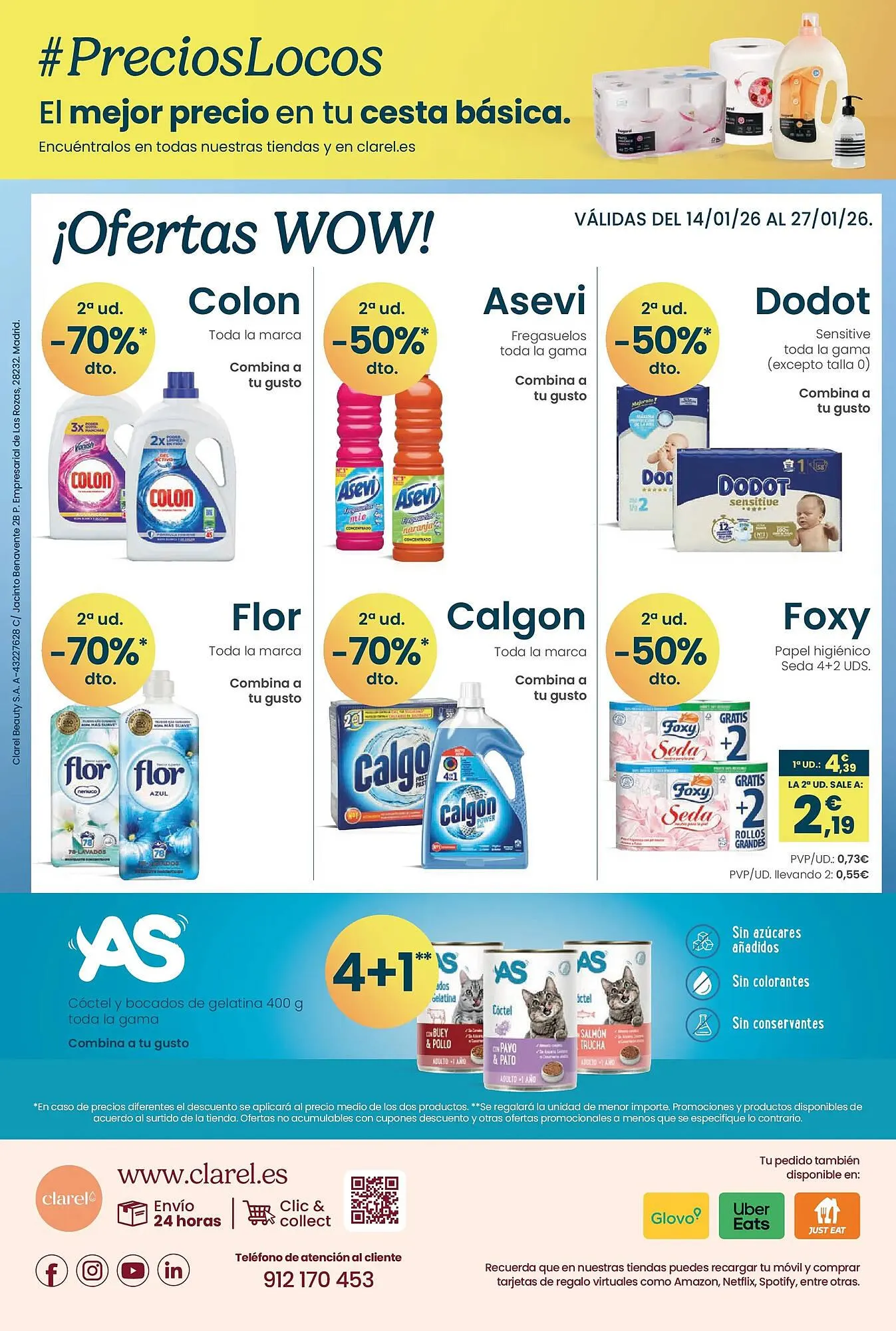 Catálogo de Folleto Clarel 13 de enero al 27 de enero 2026 - Página 12