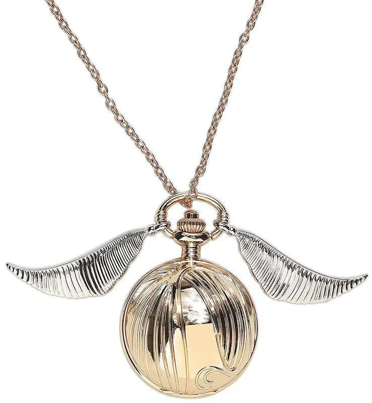 "Snitch Dorada" Reloj de Collar Dorado de Harry Potter