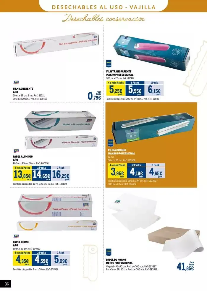 Catálogo de Catalogo Desechables Take Away Centro 20 de mayo al 1 de junio 2025 - Página 36