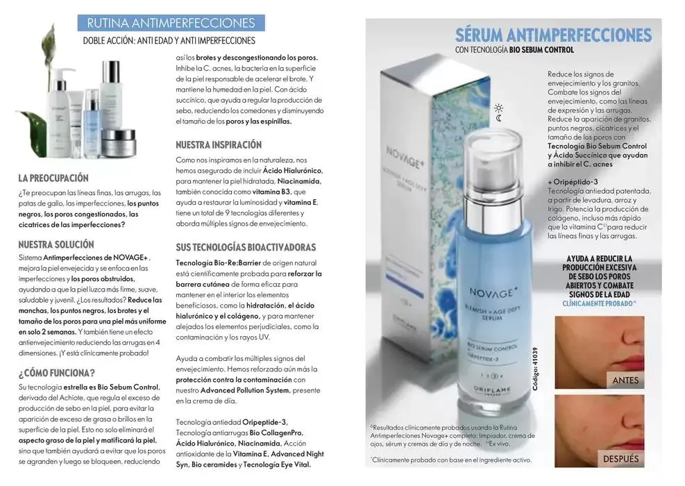 Catálogo de Oriflame Guía de Producto Novage+ 2025 10 de marzo al 7 de abril 2025 - Página 14