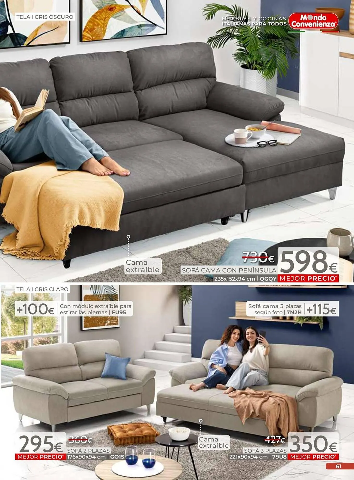 Catálogo de Catálogo Mondo Convenienza 2 de octubre al 28 de febrero 2026 - Página 63