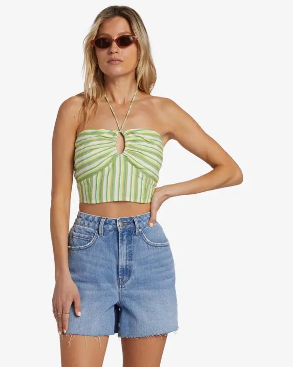 Bright Side - Top crop para Mujer