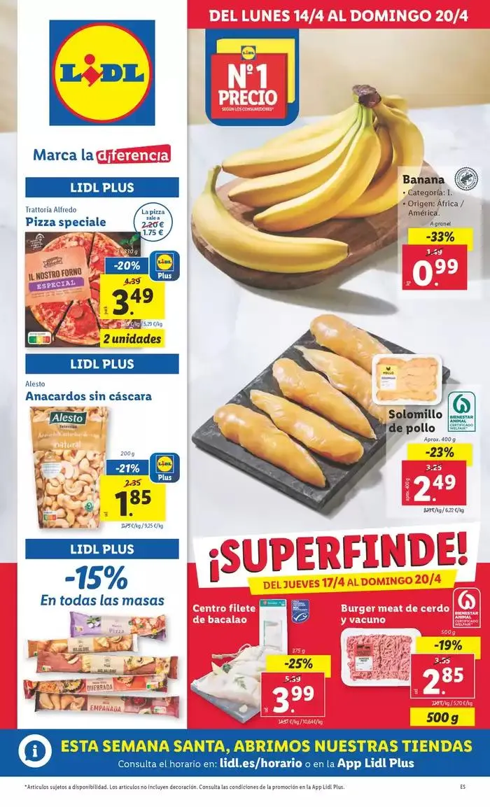 Catálogo de № 1 PRECIO - Ofertas válidas del 14/04 al 20/04 14 de abril al 20 de abril 2025 - Página 1