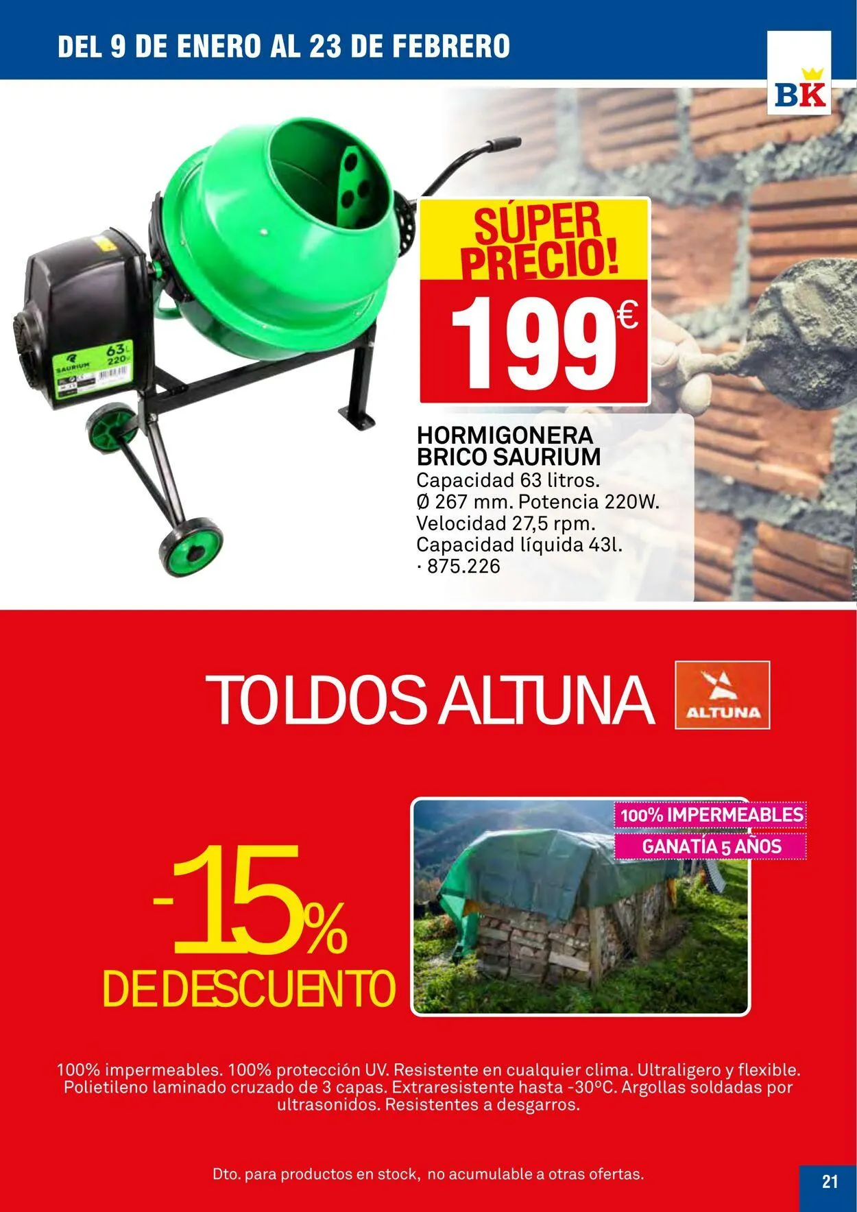 Catálogo de Bricoking Oferta actual 23 de enero al 6 de febrero 2025 - Página 21