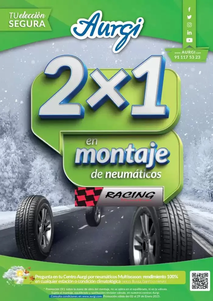 2x1 en montaje de neumáticos - 1