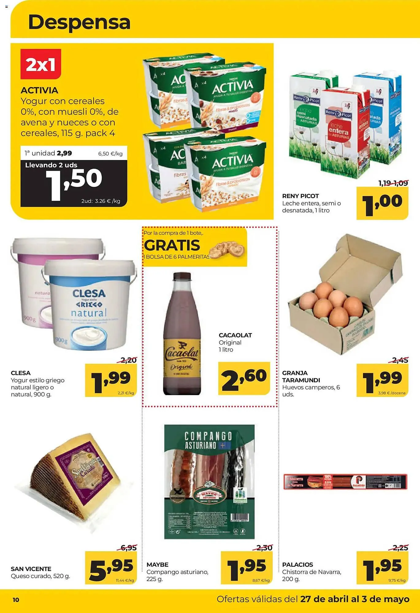 Catálogo de Folleto Alimerka 27 de abril al 3 de mayo 2026 - Página 10