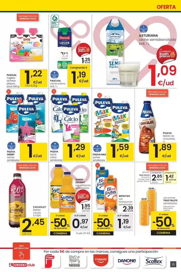 Catálogo de Más de 2000 productos, SIEMPRE A BUEN PRECIO HIPERMERCADOS EROSKI 30 de enero al 11 de febrero 2025 - Página 15