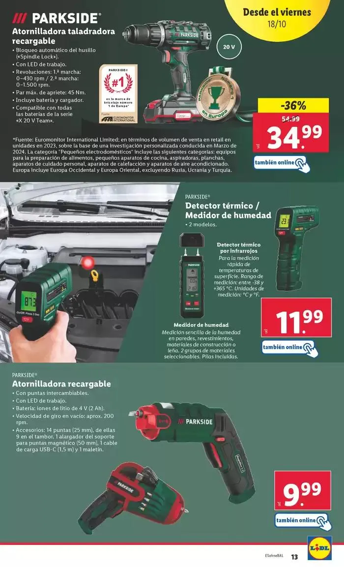 Catálogo de ¡Semana del superahorro Lidl Plus! 14 de octubre al 20 de octubre 2024 - Página 35