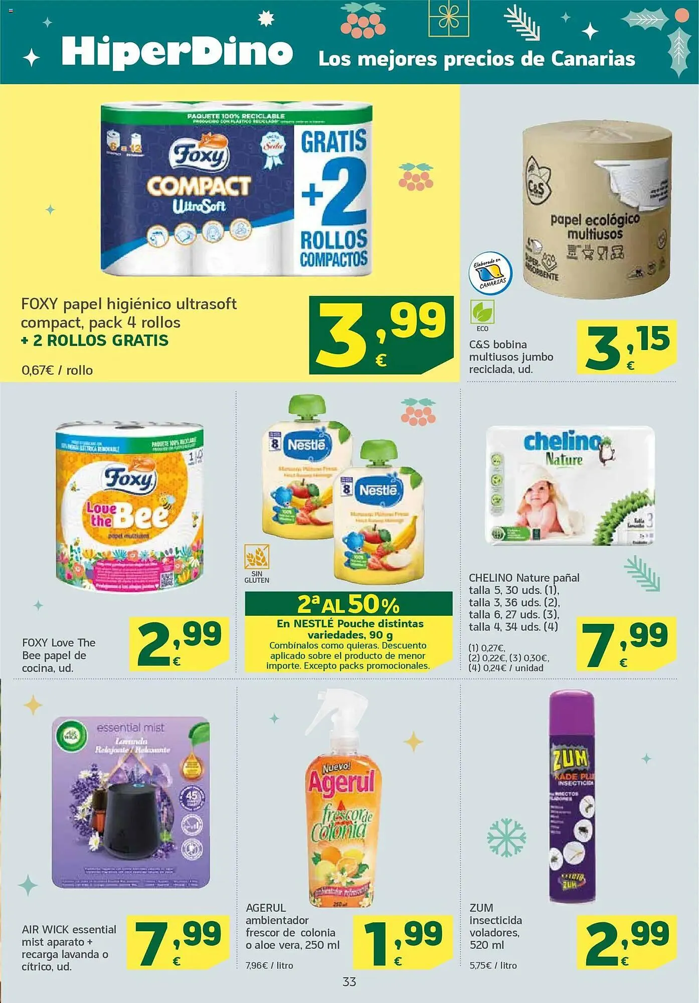 Catálogo de Folleto HiperDino 25 de noviembre al 3 de diciembre 2025 - Página 33