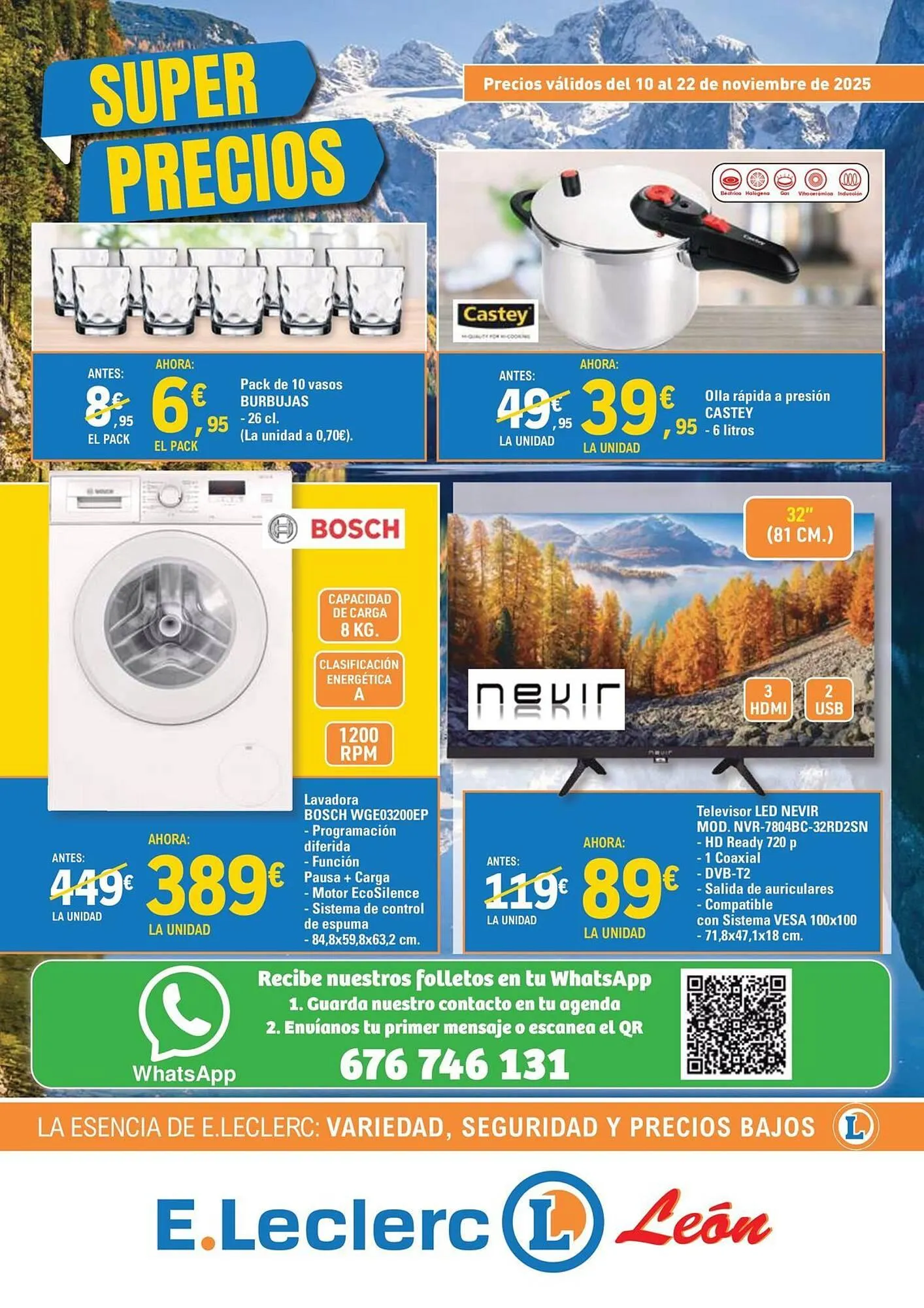 Catálogo de Catálogo E.Leclerc 10 de noviembre al 22 de noviembre 2025 - Página 1